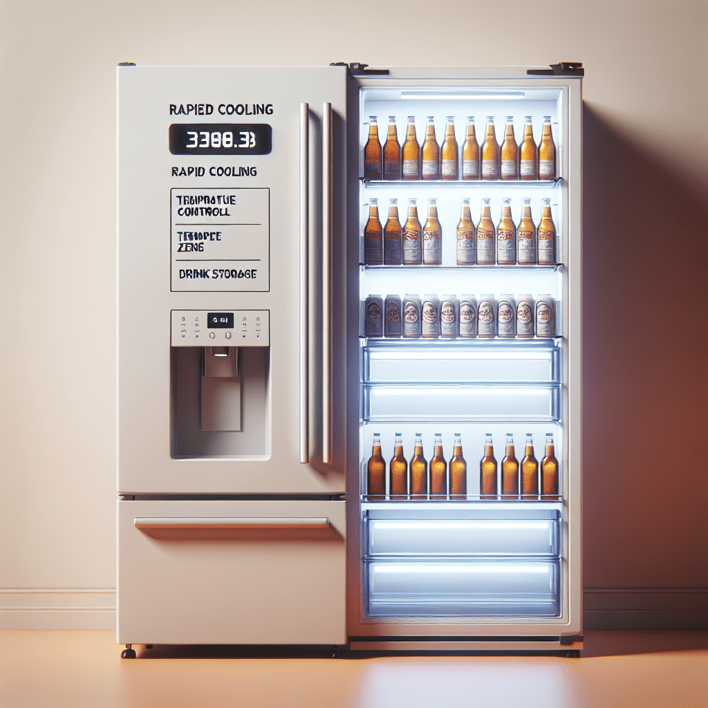 Refrigerators with rapid cooling zones: Perfect for drink storage - BonPrix Électroménagers