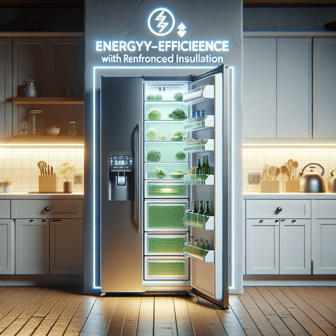 Refrigerators with reinforced insulation for energy savings
