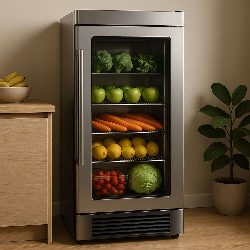 Refrigerators with single-zone temperature control for specific food needs
