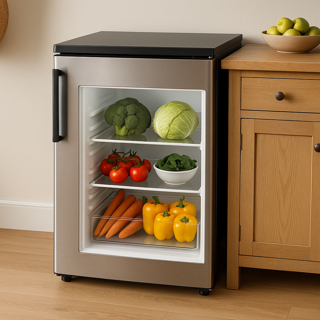 Refrigerators with single-zone temperature control for specific food needs