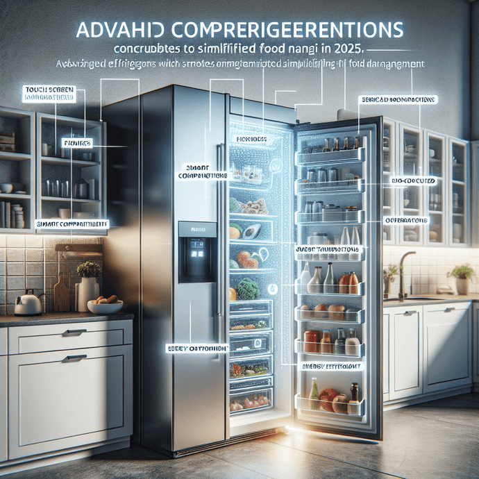Réfrigérateurs avec Compartiments Intelligents : Gestion Simplifiée des Aliments en 2025