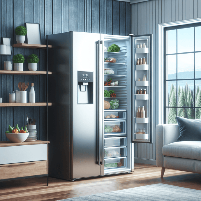 Refrigerators with specialized compartments for fresh and frozen food