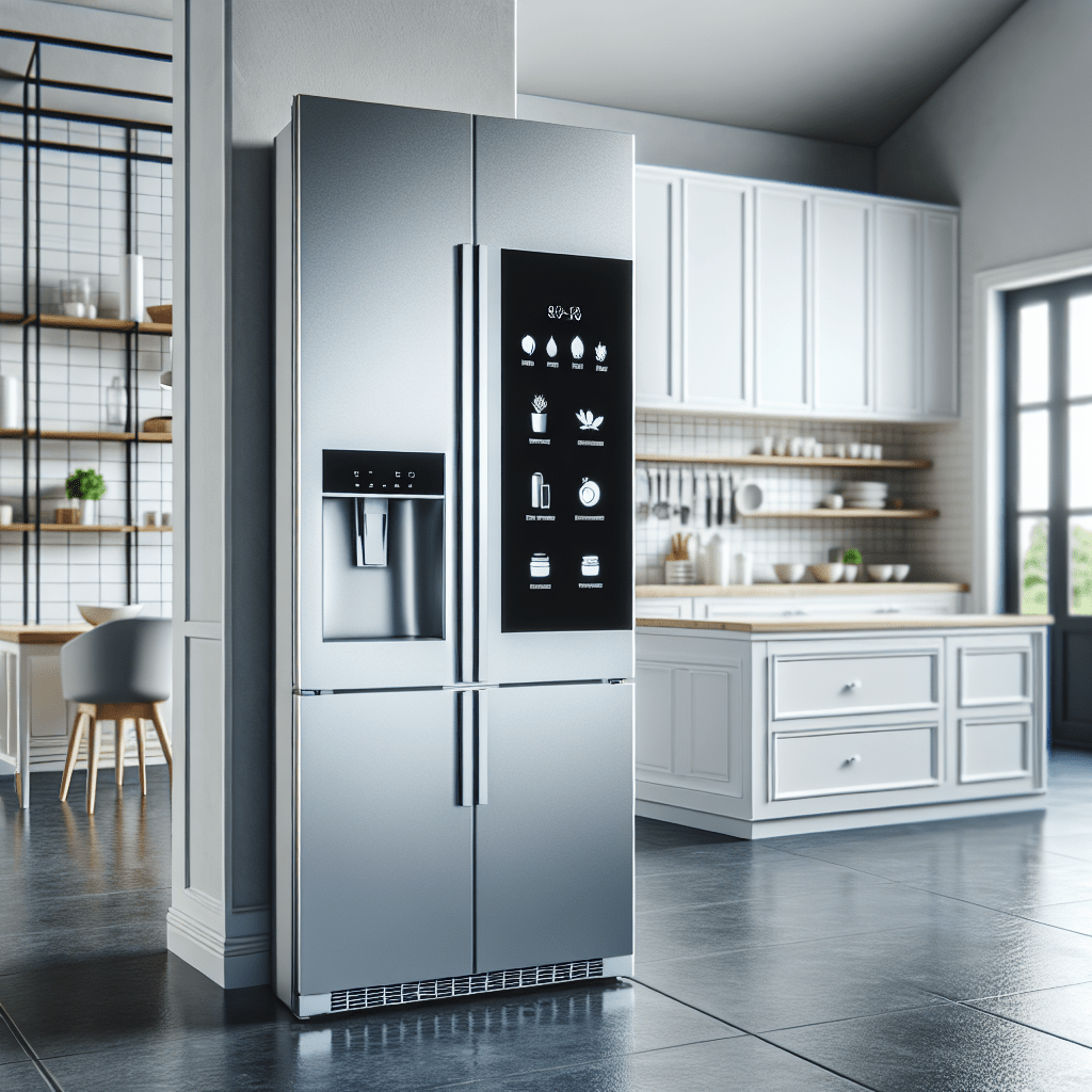 Refrigerators with touch screens: intuitive food management - BonPrix Électroménagers