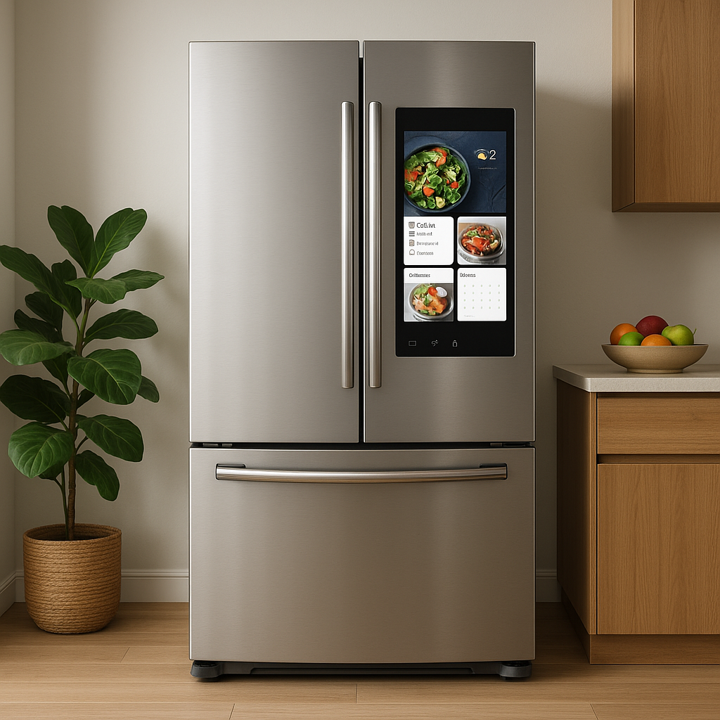 Refrigerators with touch screens: intuitive food management