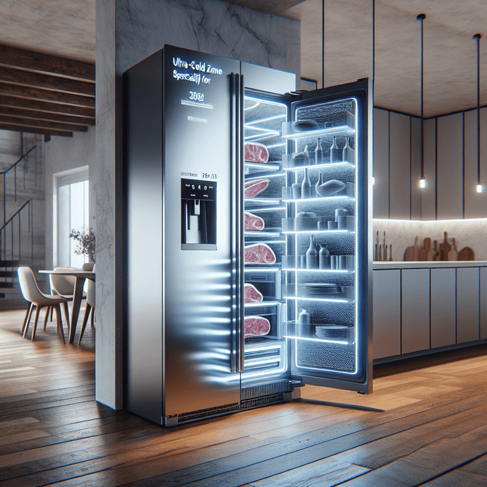 Refrigerators with ultra-cold zones for meat