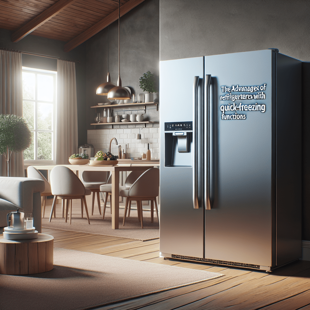 The advantages of refrigerators with quick freezing functions - BonPrix Électroménagers
