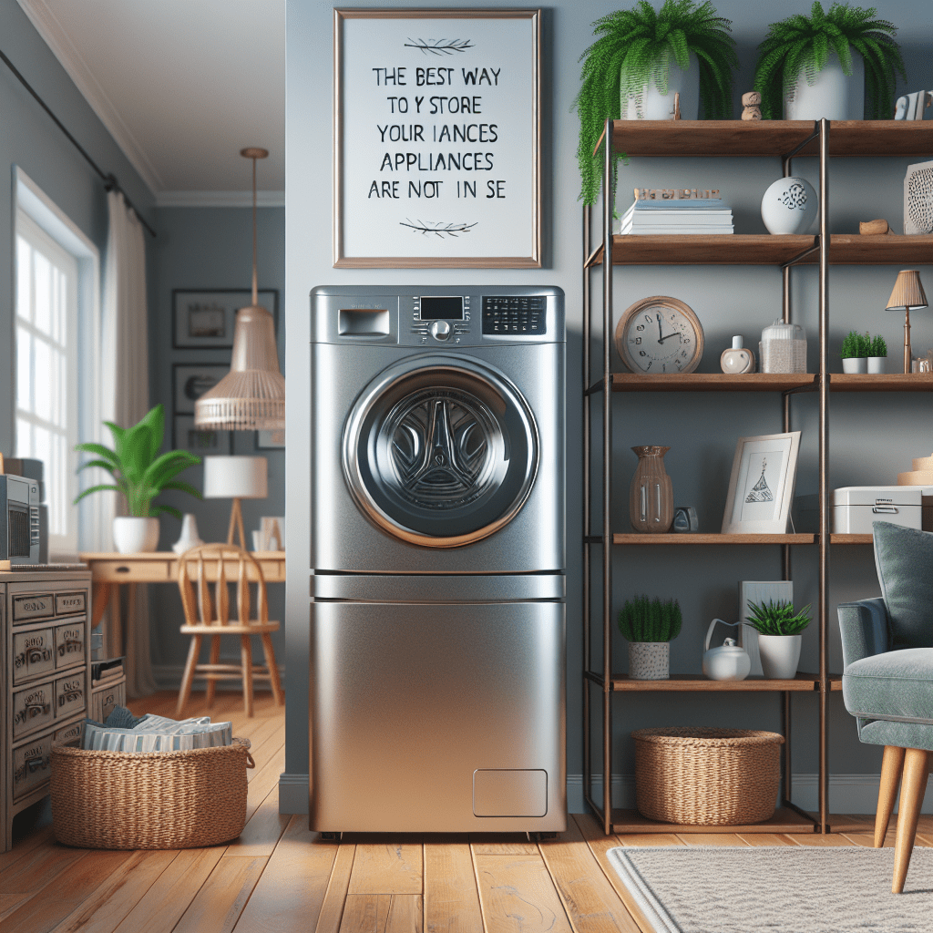 The Best Way to Store Your Appliances When Not in Use - BonPrix Électroménagers