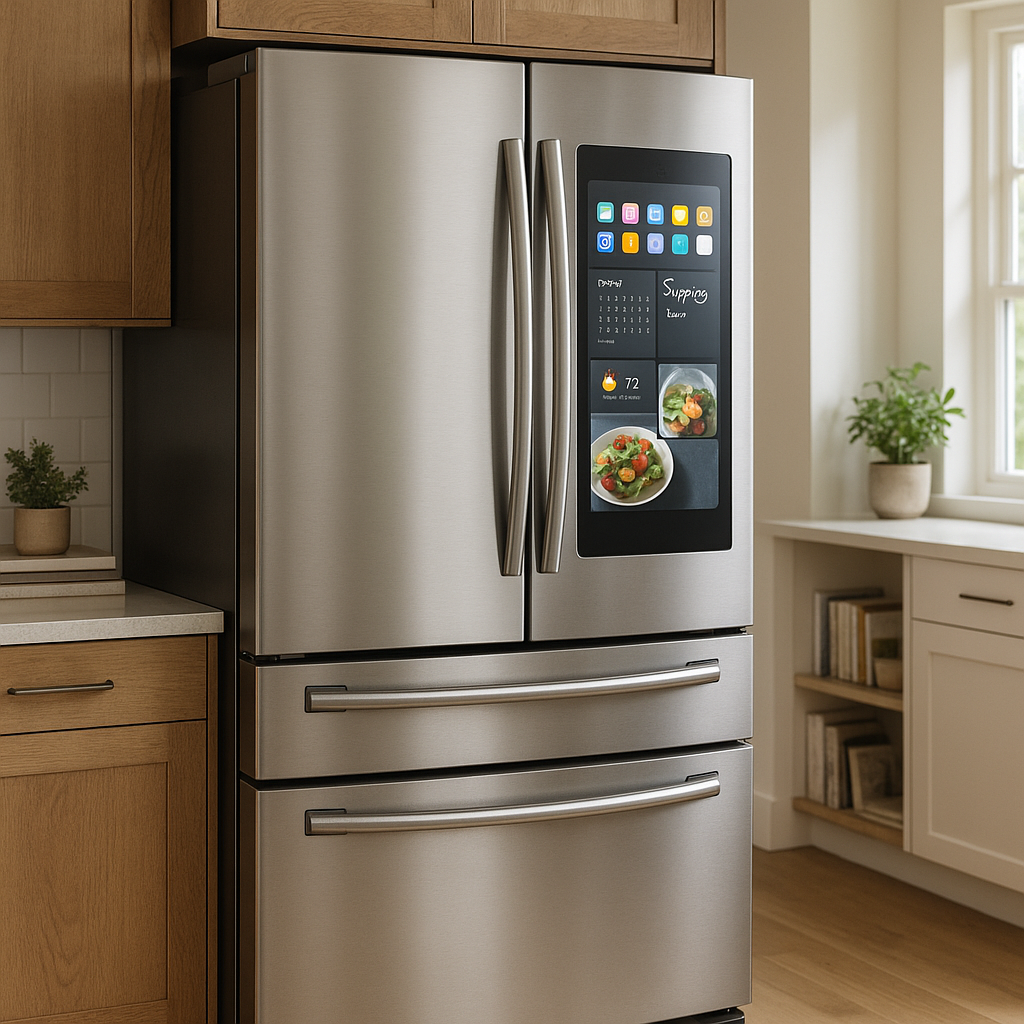 The Evolution of Refrigerators with Integrated Touchscreens