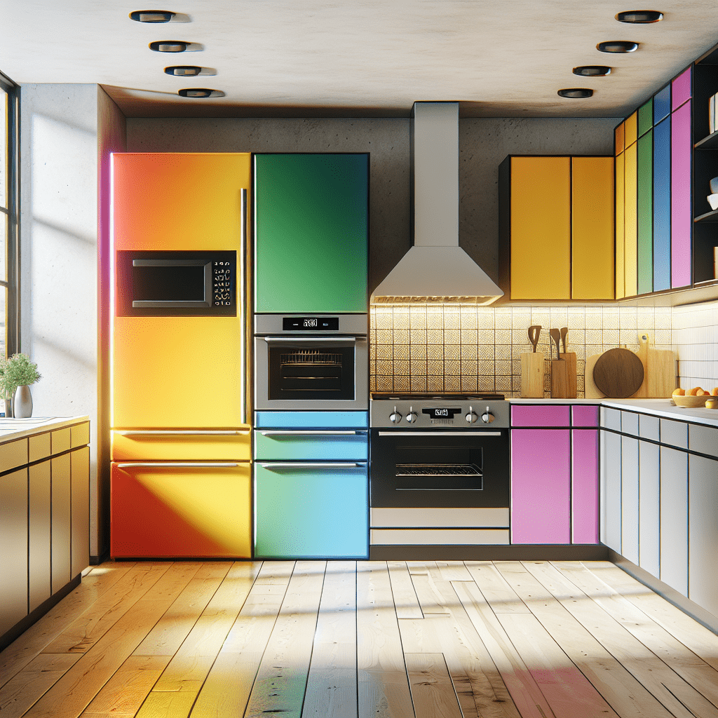 The Impact of Colorful Appliances in Modern Kitchen Design - BonPrix Électroménagers