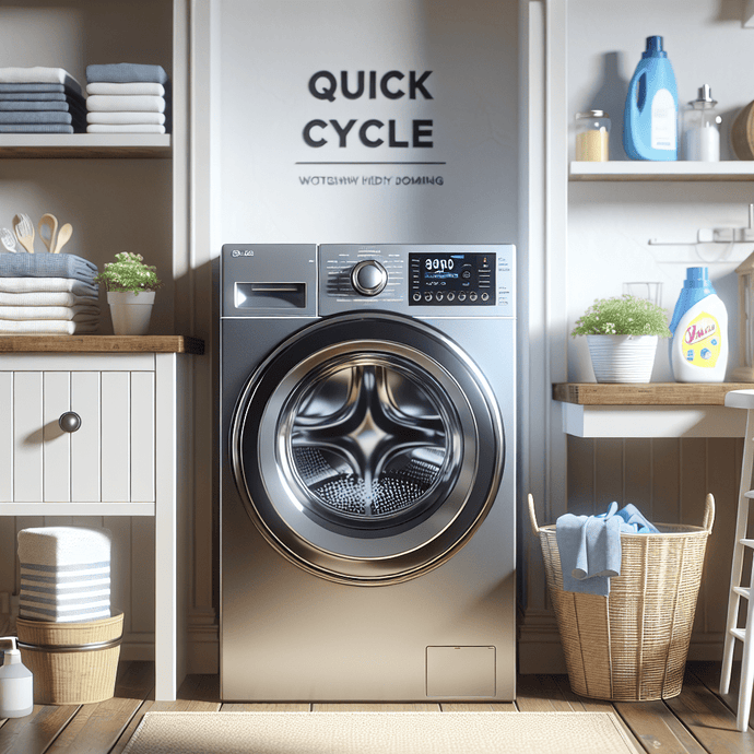 Machines à laver avec cycles rapides : Une solution gain de temps pour toute la famille