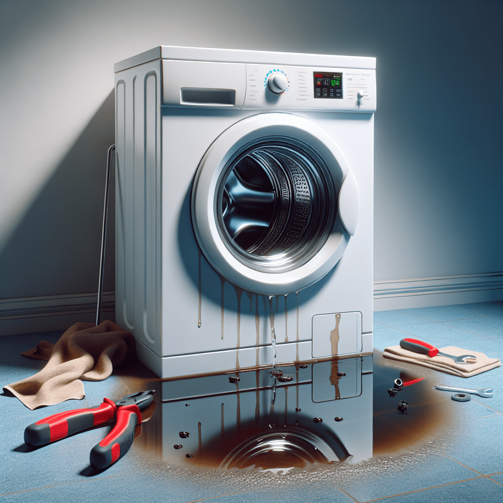 Washing machine: How to fix water leaks without a technician - BonPrix Électroménagers