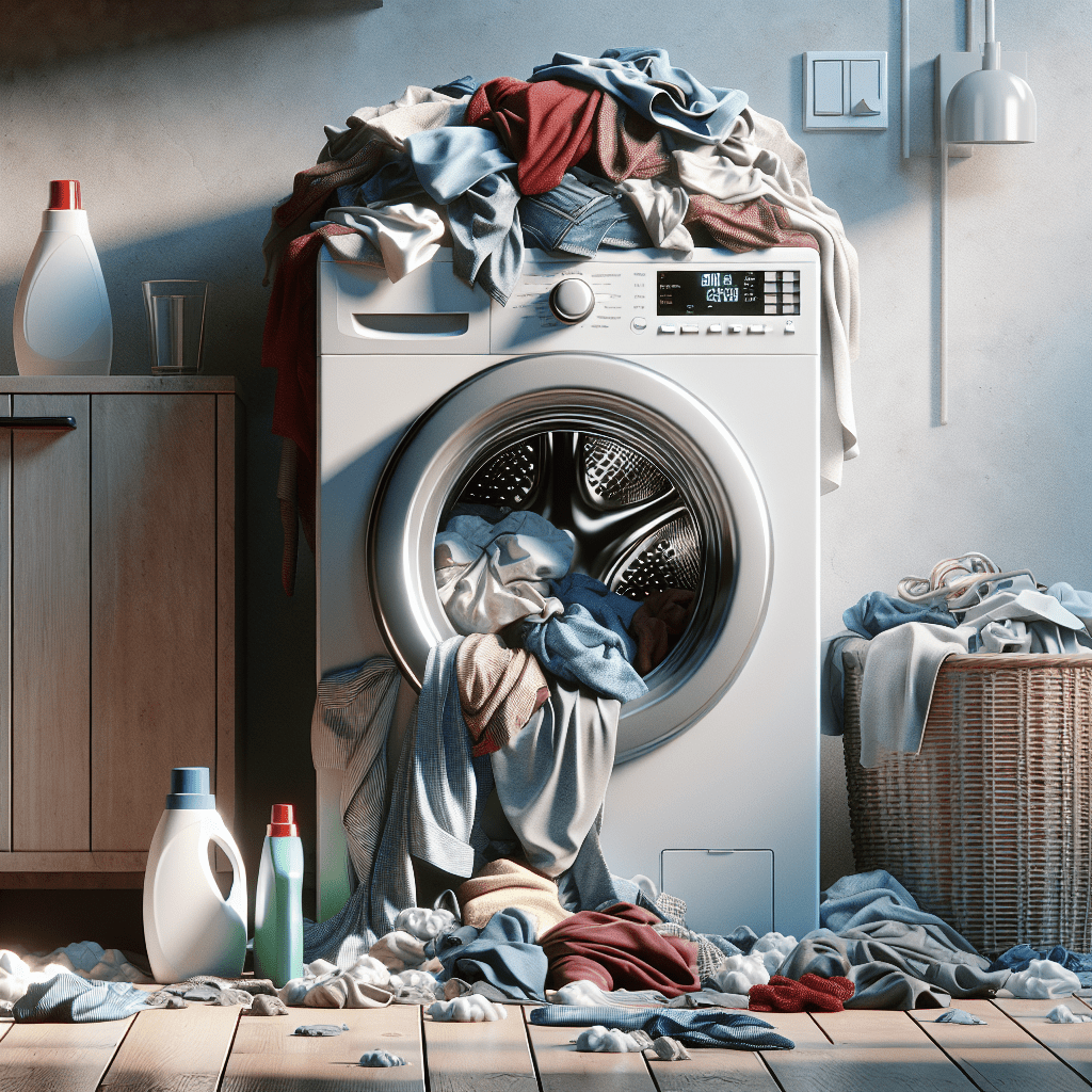 Washing machine: Why overloading harms your machine’s effectiveness - BonPrix Électroménagers