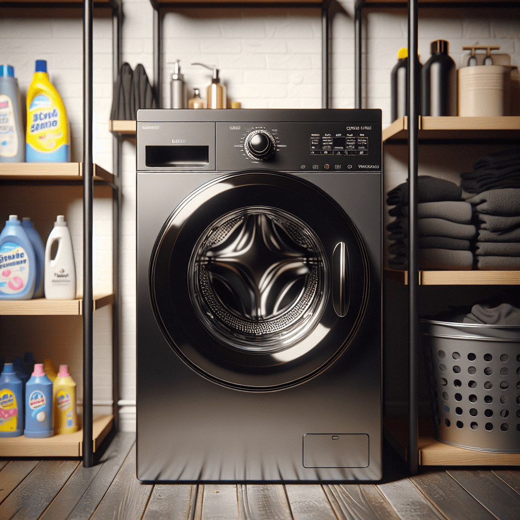 Washing machines with special programs for black clothing - BonPrix Électroménagers