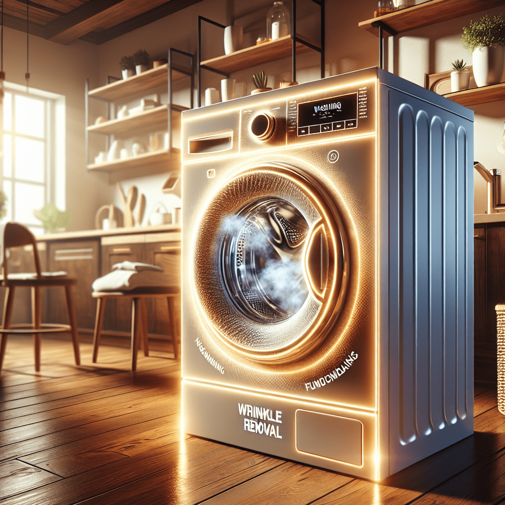 Washing machines with steam washing options for wrinkle removal - BonPrix Électroménagers