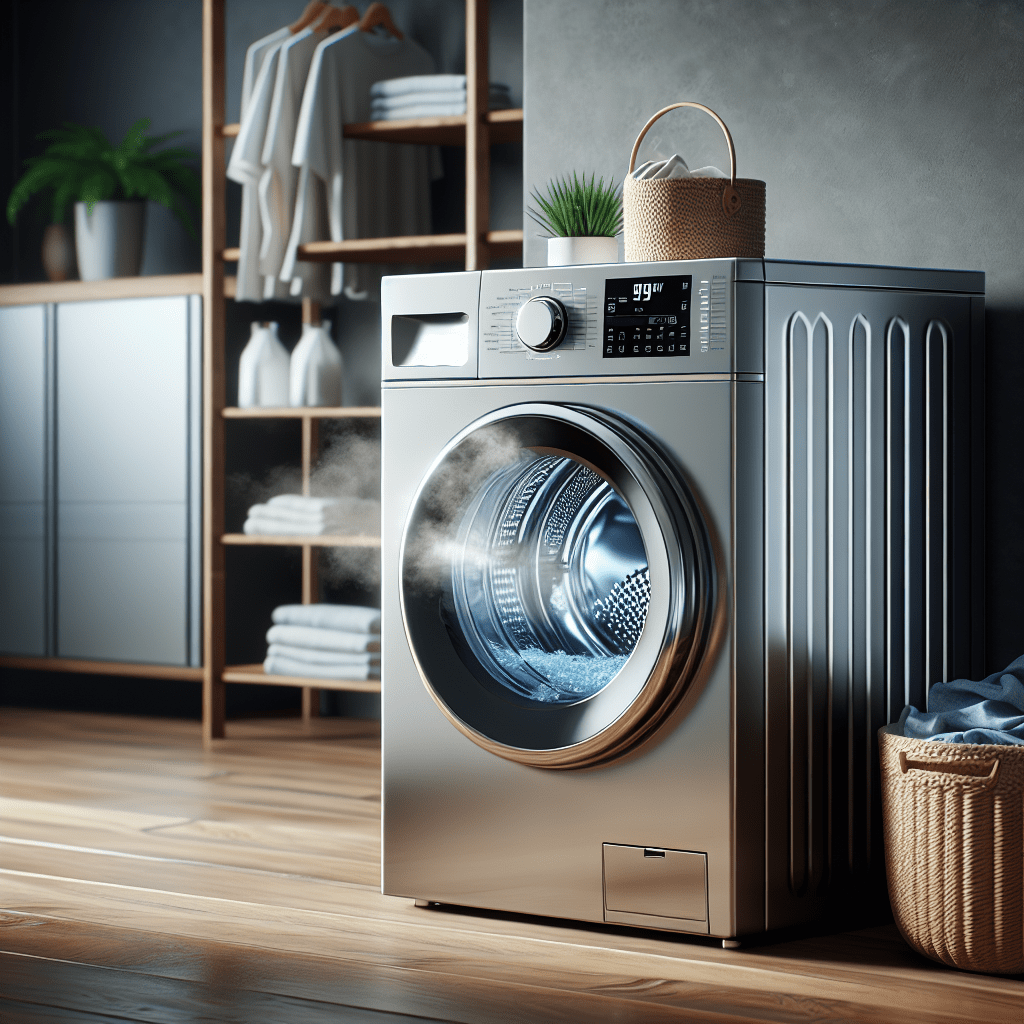 Washing machines with steam washing options for wrinkle removal - BonPrix Électroménagers