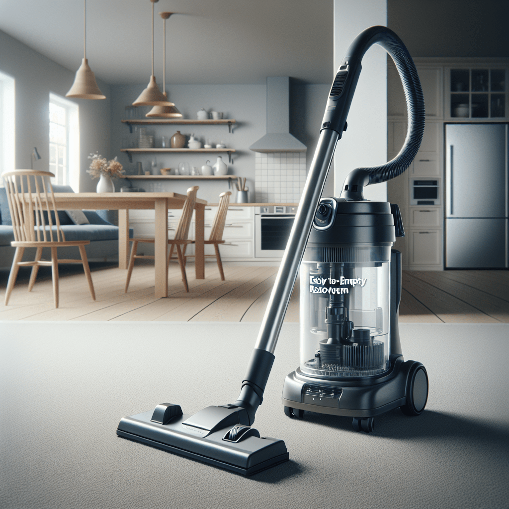 Why choose an easy-to-empty reservoir vacuum - BonPrix Électroménagers