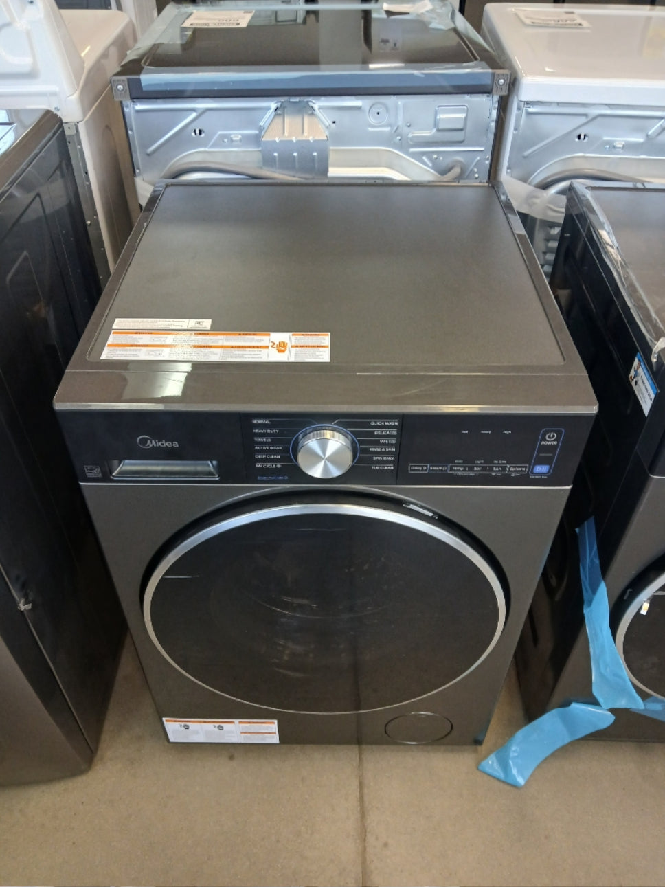 MLHW31S2BBG - LAVEUSES - Midea - Chargement frontal - Acier graphite - Boîte Ouverte