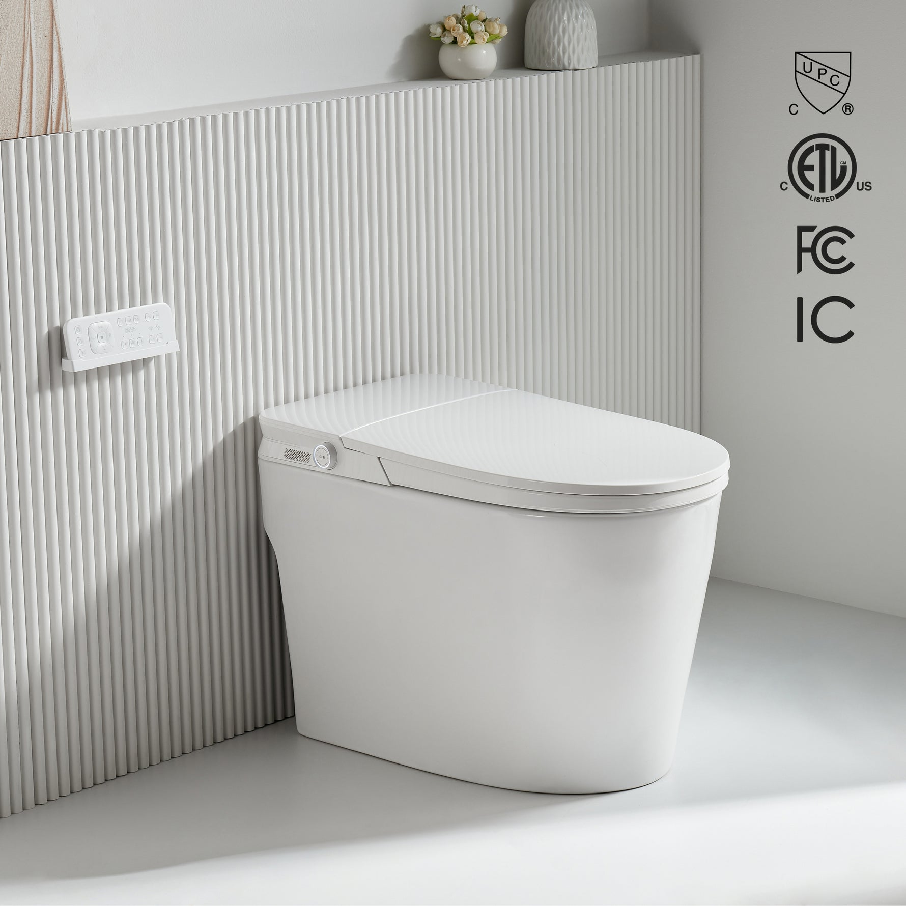 FORNO ACQUA Luxurious Super Smart Toilet. Includes Bidet, Heated Seat, Auto Flush, Auto Lid, Powerful Flush, Ideal for master bathrooms. - BonPrix Électroménagers