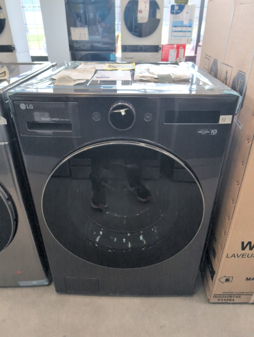 WM6998HBA - LAUNDRY CENTERS - LG - All-In-One - Electric - Black Stainless Steel - Open Box - BonPrix Électroménagers