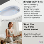 FORNO ACQUA Luxurious Super Smart Toilet. Includes Bidet, Heated Seat, Auto Flush, Auto Lid, Powerful Flush, Ideal for master bathrooms. - BonPrix Électroménagers