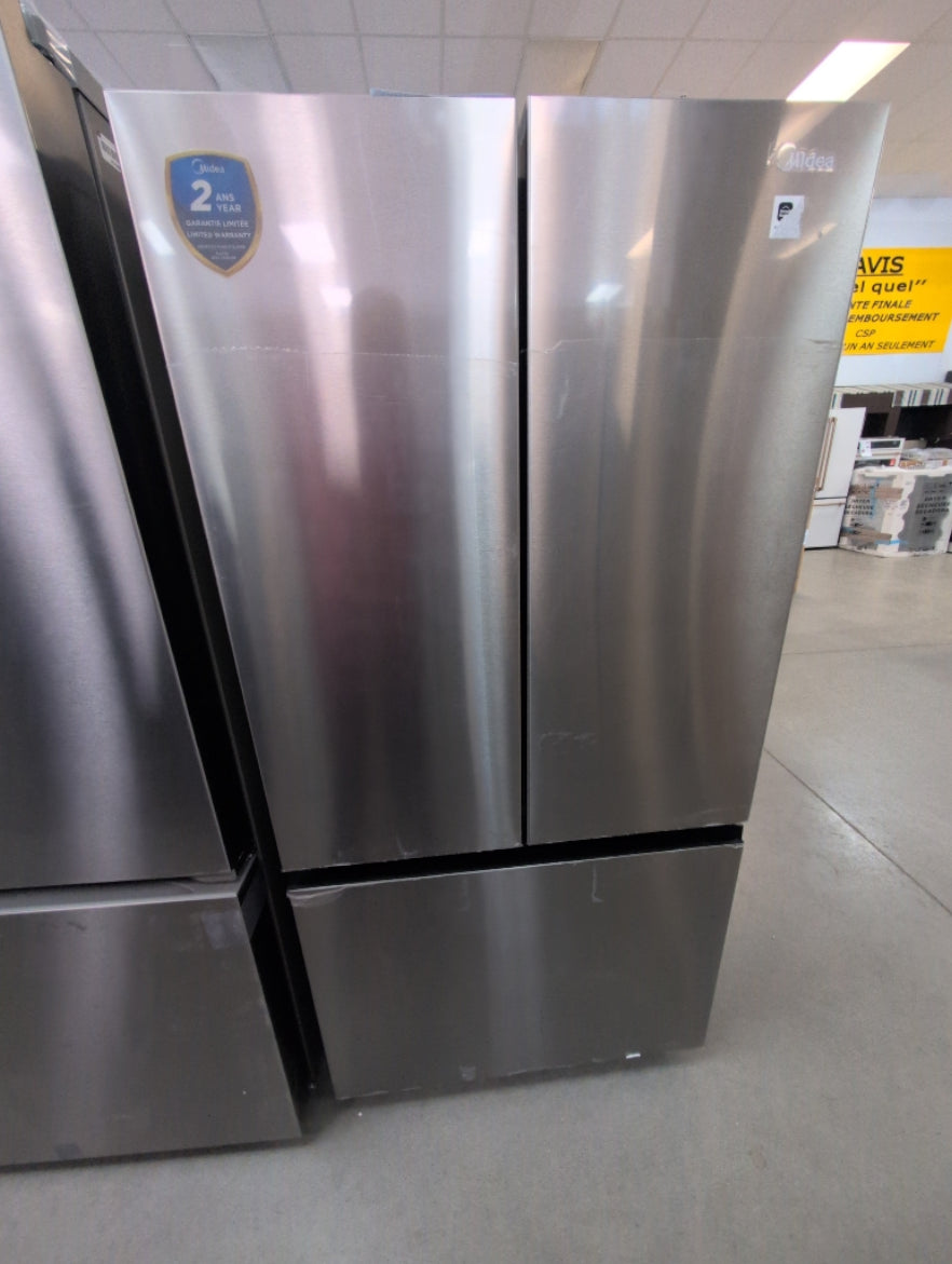 MRF23I7AST - RÉFRIGÉRATEURS - Midea - Porte française à 3 portes - Acier inoxydable - Boîte Ouverte