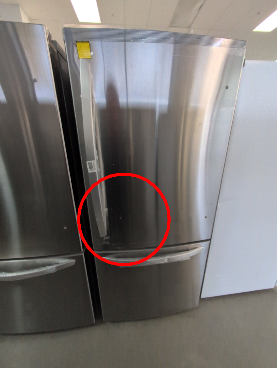 LRDNS2200S - REFRIGERATORS - LG - Bottom Freezer - Stainless Steel - Open Box - BonPrix Électroménagers