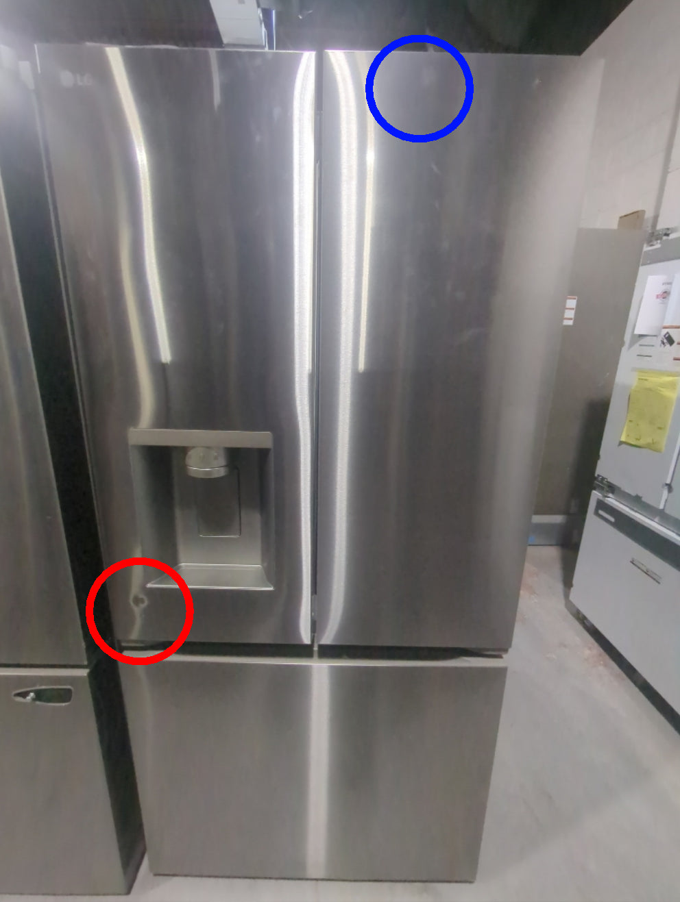 LF20C6330S - RÉFRIGÉRATEURS - LG - Trois Portes Avec Porte À Deux Battants - Acier inoxydable - Boîte Ouverte