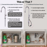FORNO ACQUA 33 in. Drop-In/Undermount 3-Level Workstation with Retractable Faucet & Glass Rinser - BonPrix Électroménagers