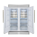Forno Maderno 2-28-Inch Wide Convertible Refrigerator/Freezer in White, Decorative Trim, 27.2 cu.ft, 84-Inch High, ENERGY STAR Certified - BonPrix Électroménagers