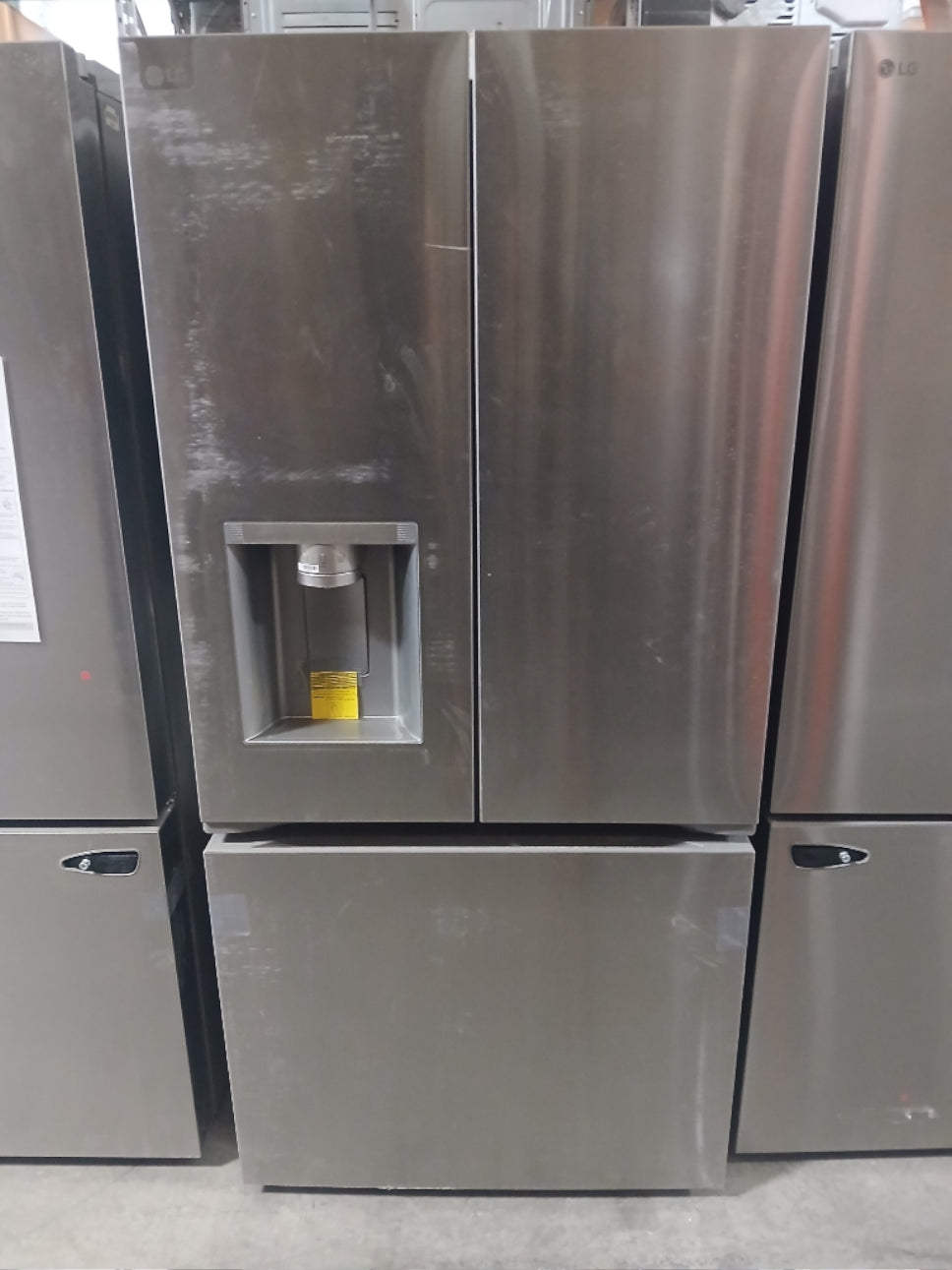 LF25S6330S - REFRIGERATORS - LG - French 3-Door - Stainless Steel - Open Box - BonPrix Électroménagers