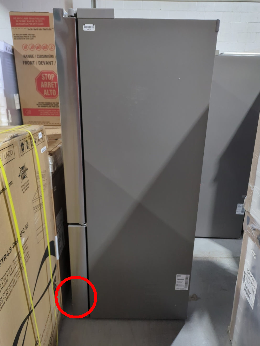 SRFB27S3 - REFRIGERATORS - LG - French 3-Door - Stainless Steel - Open Box - BonPrix Électroménagers
