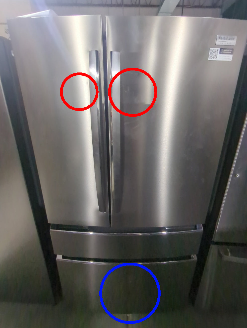 GRMN2872AF - REFRIGERATORS - Frigidaire Gallery - French 4-Door - Stainless Steel - Open Box