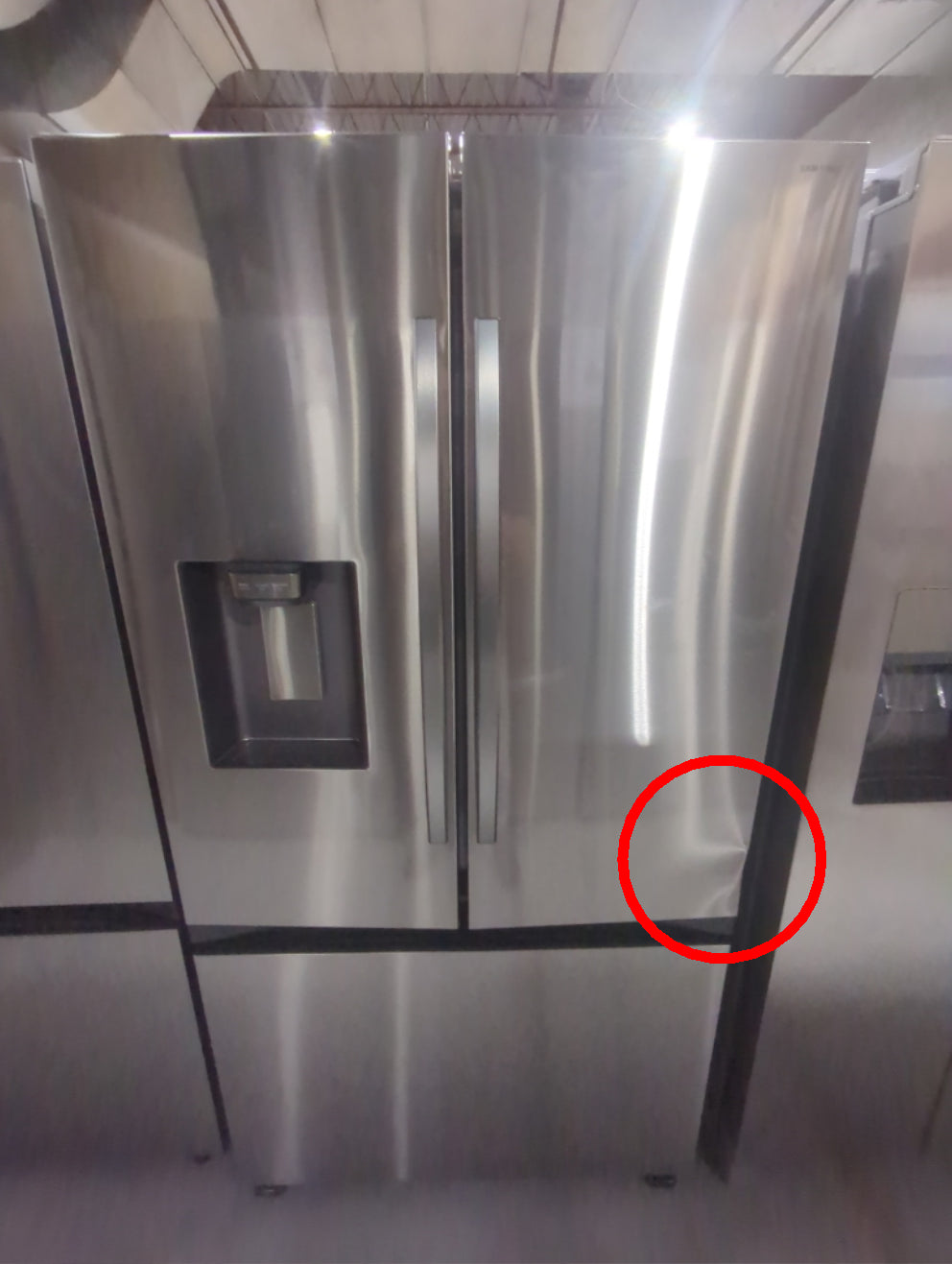 RF27CG5400SR - RÉFRIGÉRATEURS - Samsung - Trois Portes Avec Porte À Deux Battants - Acier inoxydable - Boîte Ouverte