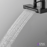 FORNO ACQUA 4 Function Waterfall  Pull-Down Kitchen Faucet Black