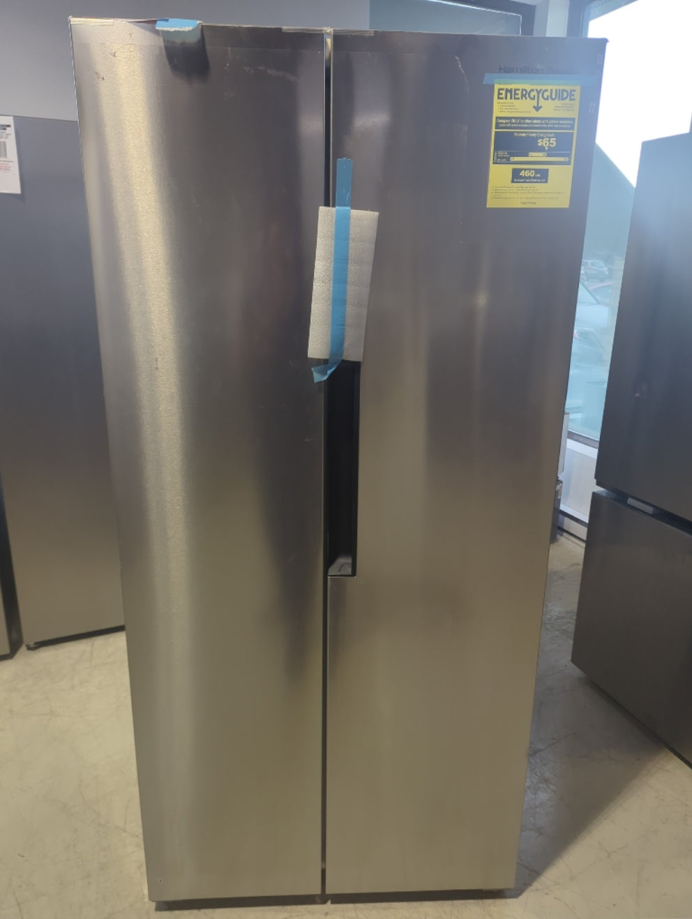 HBF-1558 - REFRIGERATORS - Hamilton Beach - Side by side - Stainless Steel - Open Box