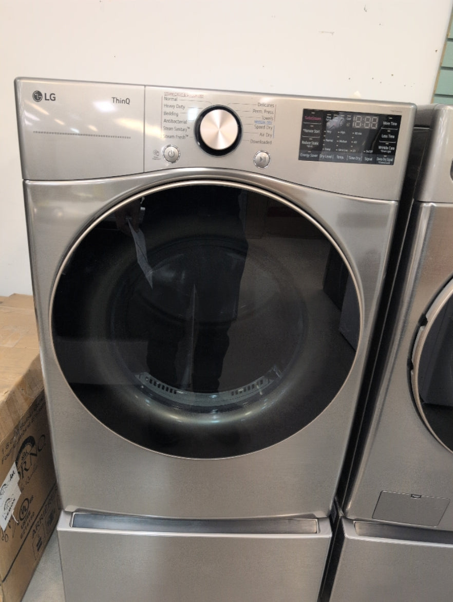 DLEX3850V - DRYERS - LG - Electric - Grey - Open Box - BonPrix Électroménagers