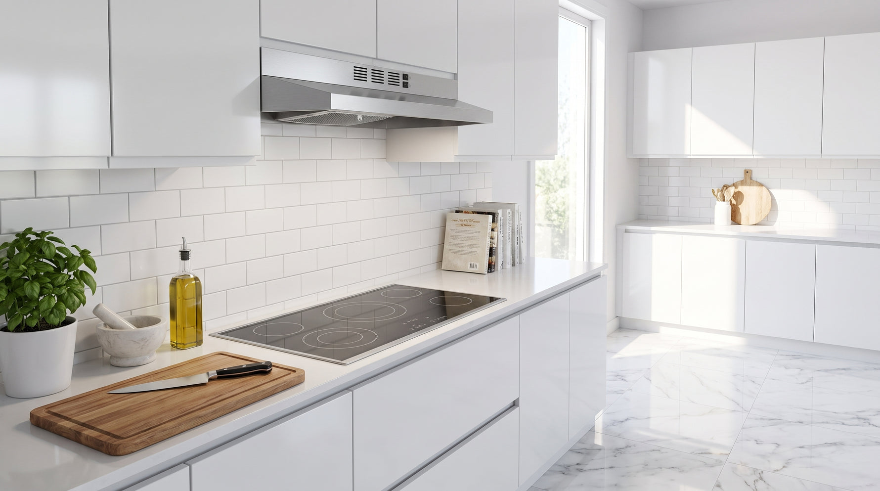 Forno Cappa 30-Inch Under Cabinet Range Hood, Stainless Steel, 200 CFM, Convertible, LED Lighting