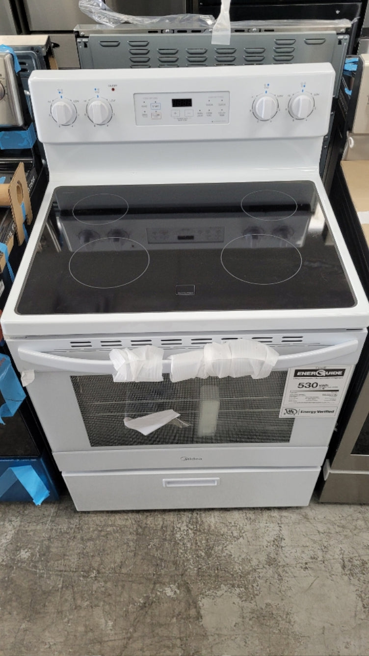 MER30B12AWWC - CUISINIÈRES - Midea - Électrique - Blanc - Boîte Ouverte