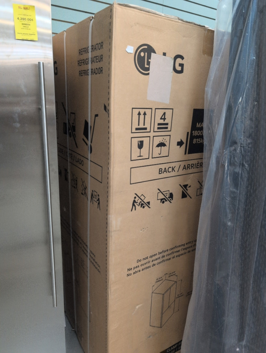 LRYKS3106S - REFRIGERATORS - LG - French 3-Door - Stainless Steel - Open Box - BonPrix Électroménagers