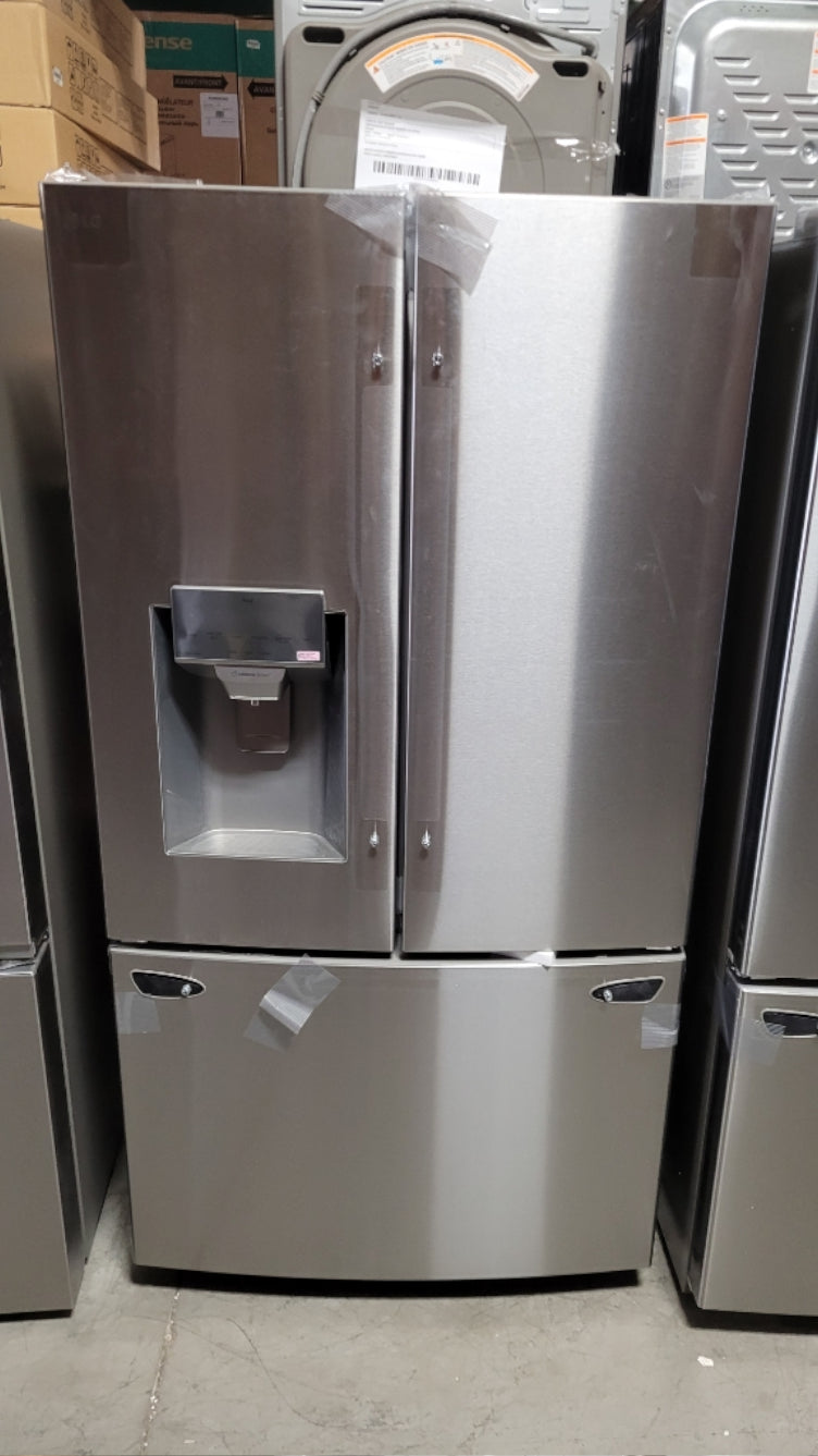 LRFS28XBS - REFRIGERATORS - LG - French 3-Door - Stainless Steel - Open Box