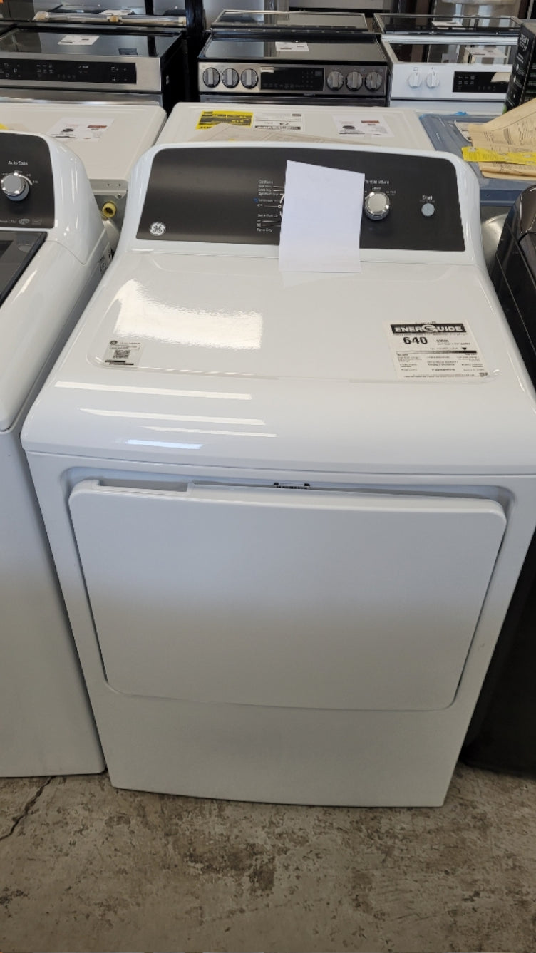 GTX34EBMRWS - DRYERS - GE - Electric - White - Open Box - BonPrix Électroménagers