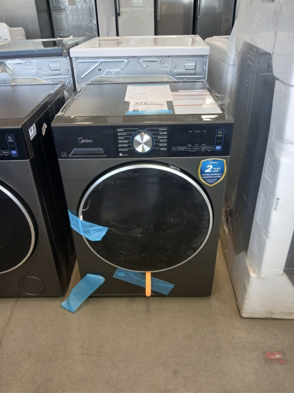 MLHE31S2BBG - SÉCHEUSES - Midea - Électrique - Acier graphite - Boîte Ouverte