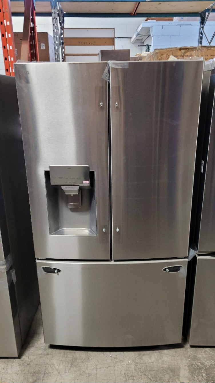 LRFS28XBS - REFRIGERATORS - LG - French 3-Door - Stainless Steel - Open Box