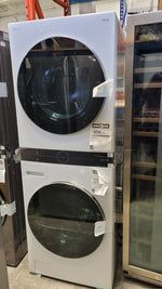 WKEX200HWA - LAUNDRY CENTERS - LG - Stacked Washer/Dryer - Electric - White - Open Box