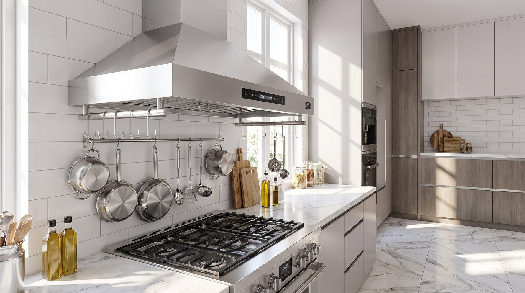 Hotte murale Forno Venezia de 36 pouces avec commandes tactiles et filtres à baffle