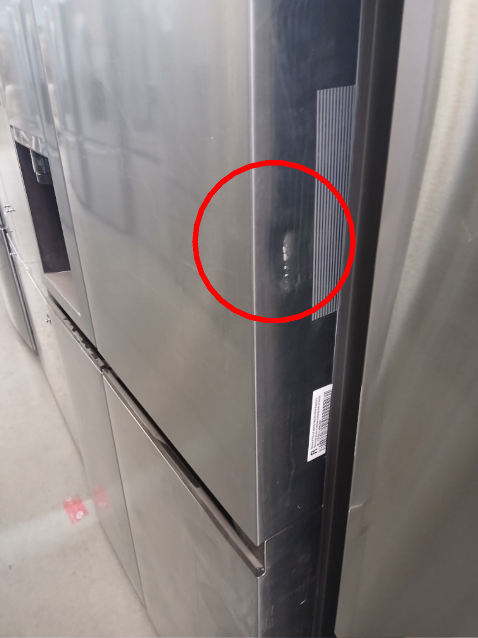 LS29S3230V - REFRIGERATORS - LG - Side by side - Platinum - Open Box