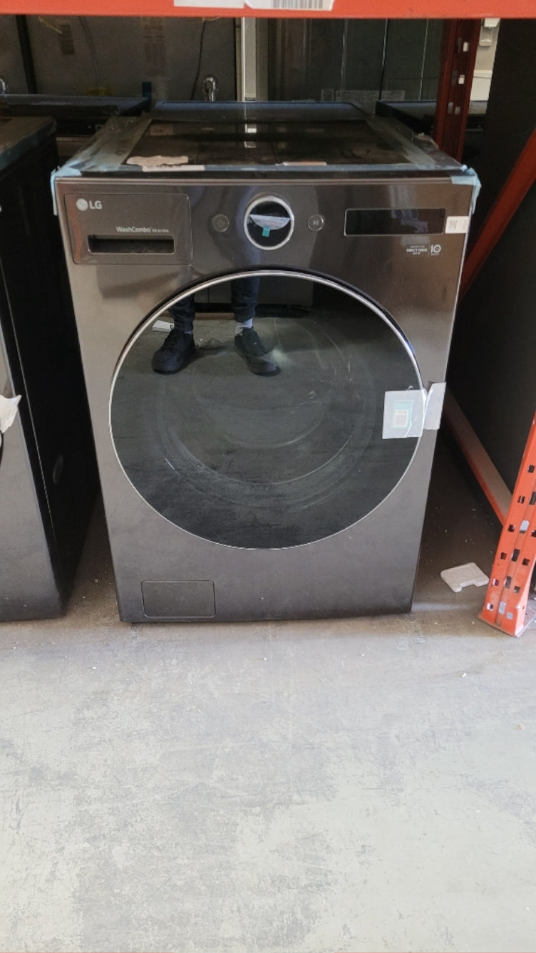 WM6998HBA - LAUNDRY CENTERS - LG - All-In-One - Electric - Black Stainless Steel - Open Box - BonPrix Électroménagers