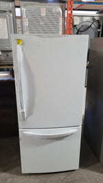 LRDNS2200W - REFRIGERATORS - LG - Bottom Freezer - White - Open Box - BonPrix Électroménagers