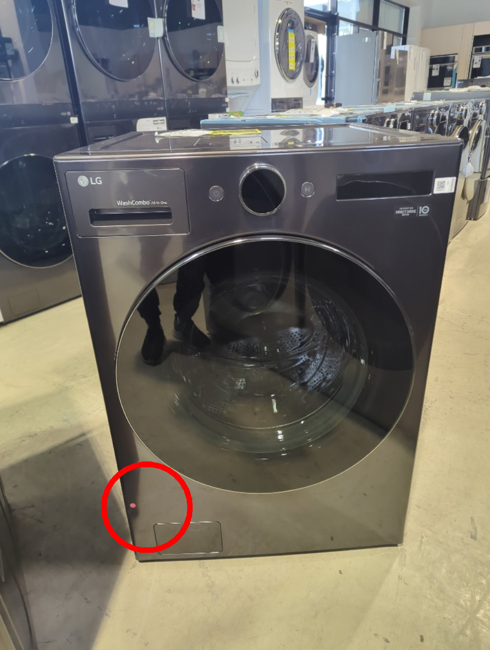 WM6998HBA - LAUNDRY CENTERS - LG - All-In-One - Electric - Black Stainless Steel - Open Box - BonPrix Électroménagers