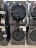 WKEX300HBA - LAUNDRY CENTERS - LG - Stacked Washer/Dryer - Electric - Black Stainless - Open Box